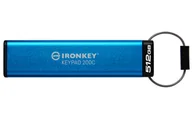 Pendrive - Kingston Technology IronKey Keypad 200 512 GB USB Type-C 3.2 Gen 1 (3.1 Gen 1) Niebieski IKKP200C/512GB - miniaturka - grafika 1