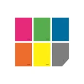 Zeszyty szkolne - Herlitz Zeszyt A5 60 kartek w kratkę, PP Colors, mix kolorów - miniaturka - grafika 1