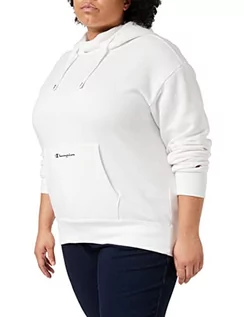 Bluzy damskie - Champion Damska bluza z kapturem American Classics Boxy, biały, L - grafika 1