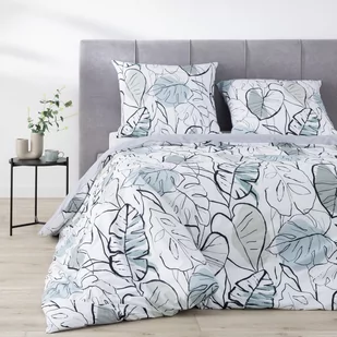 Komplet pościeli Monstera Leaves 200x220cm, 200 x 220 cm - Pościel - miniaturka - grafika 1