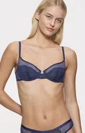 Biustonosze - Triumph biustonosz miękki soft Delightful Spotlight W 10219854-7064, Kolor granatowy, Rozmiar 70B, Triumph - Intymna - miniaturka - grafika 1