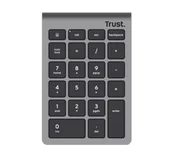 Klawiatury - Trust Xalas Wireless Srebrny 25709 - miniaturka - grafika 1