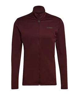 adidas Męska bluza polarowa Mt Full Z, czerwony (Rojsom), XS - Bluzy męskie - miniaturka - grafika 1