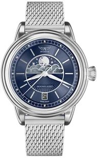 Zegarek Zegarek Aviator V.1.33.0.255.5 DOUGLAS MOONFLIGHT - - Zegarki damskie - miniaturka - grafika 1