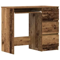 Biurka - vidaXL Biurko Stare drewno 90x45x76 cm Drewno klejone - miniaturka - grafika 1