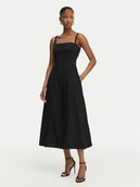 Sukienki - Guess Sukienka letnia W6GK44 W1884 Czarny Regular Fit - miniaturka - grafika 1