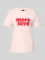 Koszulki i topy damskie - T-shirt o kroju regular fit z czystej bawełny model ‘TAMERA’ - miniaturka - grafika 1