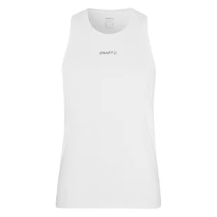 Męska koszulka bez rękawów CRAFT ADV ESSENCE SINGLET 2 M 1914713-900000 – Biały - Koszulki męskie - miniaturka - grafika 1