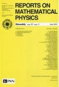 Czasopisma - reports on mathematical physics 83/3/2019 - miniaturka - grafika 1