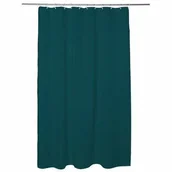 Zasłony - Zasłona prysznicowa Comb 200x180cm petrol - miniaturka - grafika 1