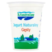 Kefiry, jogurty, maślanki - Krasnystaw Jogurt naturalny gęsty 400 g - miniaturka - grafika 1