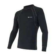 Koszulki sportowe męskie - Koszulka męska Sensor Double Face black Rozmiar: M / Kolor: czarny - miniaturka - grafika 1