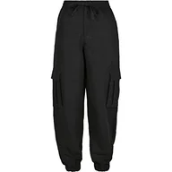 Spodnie damskie - Urban Classics Damskie spodnie z wiskozy Twill Cargo Pants klasyczne spodnie damskie - miniaturka - grafika 1