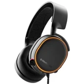 Słuchawki - SteelSeries ARCTIS 5 czarne - miniaturka - grafika 1