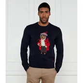 Swetry męskie - POLO RALPH LAUREN Sweter Regular Fit z dodatkiem kaszmiru - miniaturka - grafika 1
