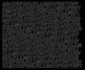 Pasmanteria - Litery samoprzylepne 1 cm czarny matowy - Matowa - miniaturka - grafika 1