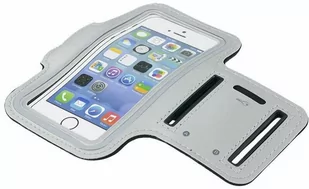 Opaska etui na ramię do biegania na telefon 4,7" - szary - Etui i futerały do telefonów - miniaturka - grafika 1