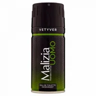 Dezodoranty i antyperspiranty dla kobiet - Malizia Uomo Vetyver Dezodorant spray 150ml - miniaturka - grafika 1