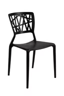 Fotele i krzesła biurowe - D2.Design Krzesło Bush czarne 23793 - miniaturka - grafika 1
