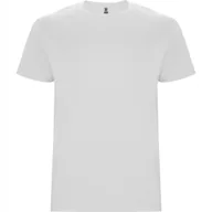 Koszulki męskie - T-shirt Męski Koszulka Męska GRUBSZA BAWEŁNA ROLY 6681 BIAŁA XL - miniaturka - grafika 1