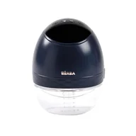 Laktatory - BÉABA, Elektryczny opon do mleka bez użycia rąk, lekki, kompaktowy, 3 tryby, 9 poziomów, 0 fal, cichy, duża pojemność 180 ml, timer, funkcja pamięci, 6 sesji, ładowanie USB C, nocny niebieski - miniaturka - grafika 1