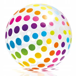 Intex Duża dmuchana piłka plażowa 107 cm 59065NP - Piłki dla dzieci - miniaturka - grafika 3