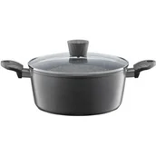 Garnki - Ambition LOFT GARNEK Z POWŁOKĄ QUALUM BASIC STONE 24 CM INDUKCJA 22868 22868 - miniaturka - grafika 1