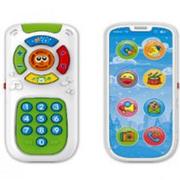 Zabawki interaktywne dla dzieci - Smily Play Smartfon Pilot TV Edukacyjny 2w1 Telefon Dźwięk 83660 0000046129 - miniaturka - grafika 1