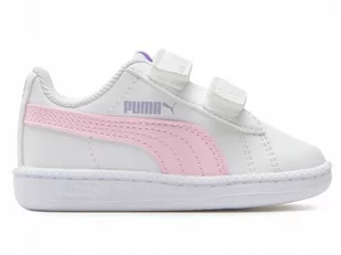 BUTY dziecięce PUMA UP białe 373603-28 sportowe 25 - Buty dla dziewczynek - miniaturka - grafika 1