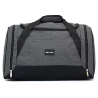 Torby podróżne - TORBA PODRÓŻNA BELLUGIO GR-9053 ciemnoszara - miniaturka - grafika 1