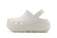 Sandały damskie - Klapki damskie chodaki sandały białe Crocs Classic Mega Crush Clog 38-39 - miniaturka - grafika 1