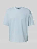 Koszulki męskie - T-shirt z detalem z logo - miniaturka - grafika 1