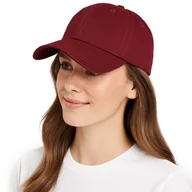 Czapki i chusty sportowe męskie - Czapka z daszkiem bejsbolówka damska męska CLASSIC BURGUNDY - miniaturka - grafika 1