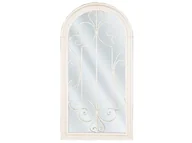 Lustra - Beliani Lustro ścienne 50 x 98 cm złamana biel CAMPEL - miniaturka - grafika 1