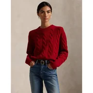 Swetry damskie - POLO RALPH LAUREN Wełniany sweter Loose fit z dodatkiem kaszmiru - miniaturka - grafika 1
