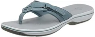 Klapki i japonki damskie - Clarks Damskie japonki z morzem, USA, Niebieski szary syntetyczny - 44.5 EU - miniaturka - grafika 1