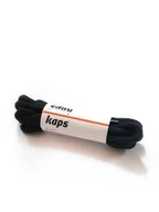 Akcesoria obuwnicze - Sznurówki do butów sznurowadła czarne okrągłe grube bawełniane Kaps-180 cm - miniaturka - grafika 1