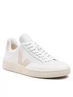 Sneakersy damskie - Veja Buty damskie sneakersy Veja V-12 Leather XD022335 XD022335 - miniaturka - grafika 1