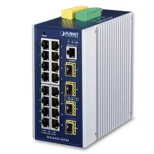 PLANET IGS-6325-16T4S łącza sieciowe Zarządzany L3 Gigabit Ethernet - Routery - miniaturka - grafika 1