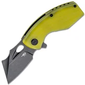 Scyzoryki - Bestech LIZARD D2, Czarny stonewashed, Lime Green G10 BG39F - miniaturka - grafika 1