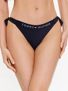 Tommy Hilfiger Dół od bikini UW0UW04497 Granatowy - Stroje kąpielowe - miniaturka - grafika 1