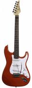 Gitary elektryczne - Arrow Arrow ST 111 Diamond Red SSS RW gitara elektryczna - miniaturka - grafika 1