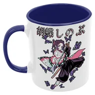 Kubki - Shinobuv3-20 Kubek Ceramiczny Prezent Tasse Mug Anime Manga Japan Animation Demon Slayer Tanjiro Nezuko Kamado Zenitsu Inosuke Tomioka Gyuu Shinobu Kocho Akaza, Ciemnoniebieski 330 ml - miniaturka - grafika 1