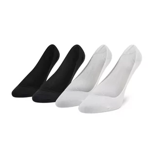 Skarpetki męskie - Zestaw 2 par stopek męskich adidas - Ballerina H35756 Black/White - grafika 1