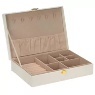 Pudełka i szkatułki - Szkatułka na biżuterię CLASSIC welurowe wnętrze HZ1810090 - miniaturka - grafika 1