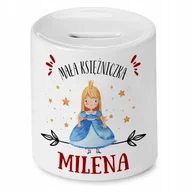 Skarbonki - Skarbonka 330 ml Dla Mileny Córki Dziecka z Nadrukiem ze Zdjęciem - miniaturka - grafika 1