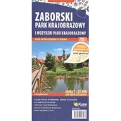 Atlasy i mapy - Plan Mapa turyst. - Zaborski Park Krajobrazowy 1:25 000 - miniaturka - grafika 1