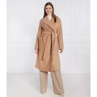 Płaszcze damskie - BOSS Wełniany płaszcz Coreo | z dodatkiem kaszmiru - miniaturka - grafika 1