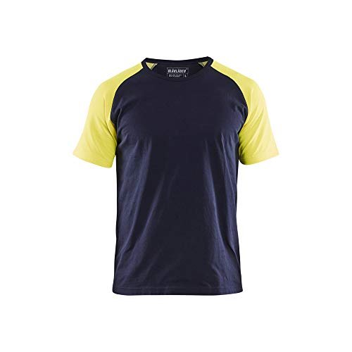 Blaklader 3515103088334XL Koszulki T-shirt, granatowyżółty, rozmiar 4XL