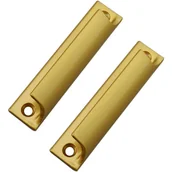 Zawiasy, okucia i inne akcesoria - Uchwyty do drzwi balkonowych przesuwnych, drzwi przesuwnych, szuflad, 2 sztuki, kolor złoty - miniaturka - grafika 1